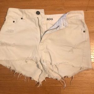 White BDG shorts